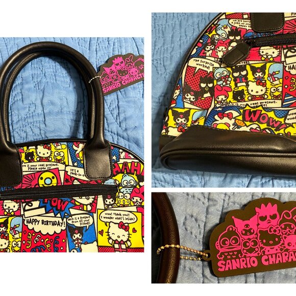 SUPER RARE Vintage Sanrio Hello Kitty Comic Book Manga Purse Handbag & Wallet Se - Picture 2 of 10